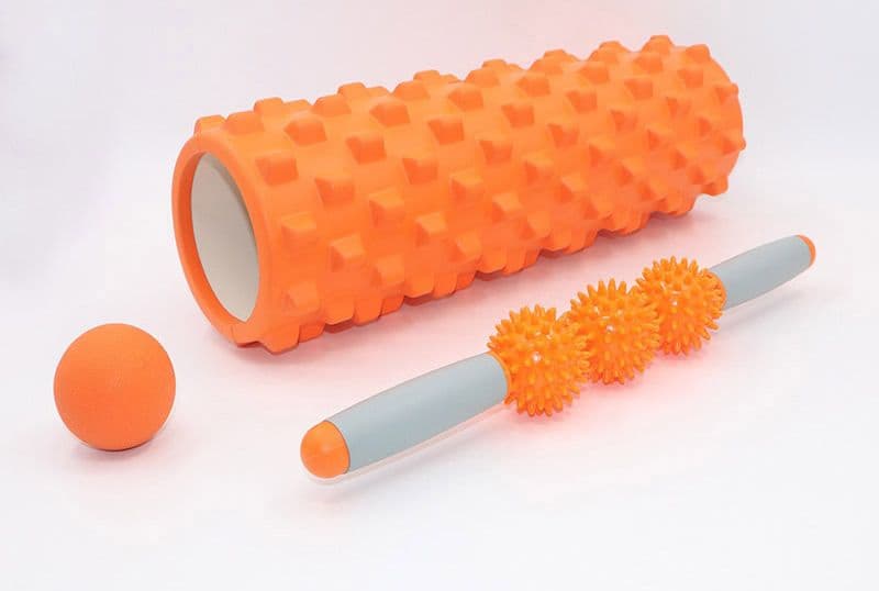 筋膜ローラーミニ三点セット携帯用健康器具