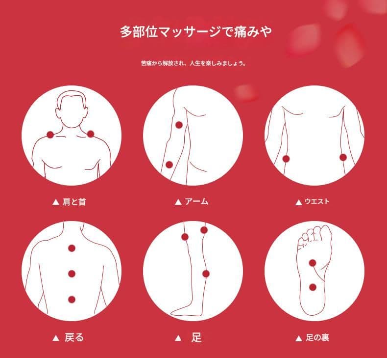 筋膜ローラー 多段式突起型筋膜ほぐしスティック