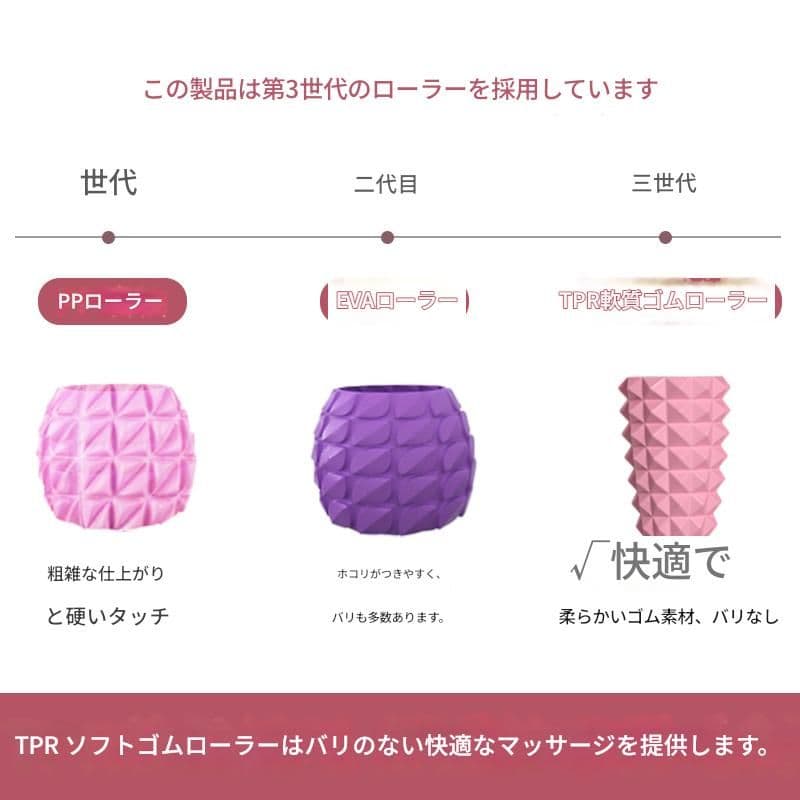 筋膜ローラー やわらか三点式筋膜ほぐし充実セット