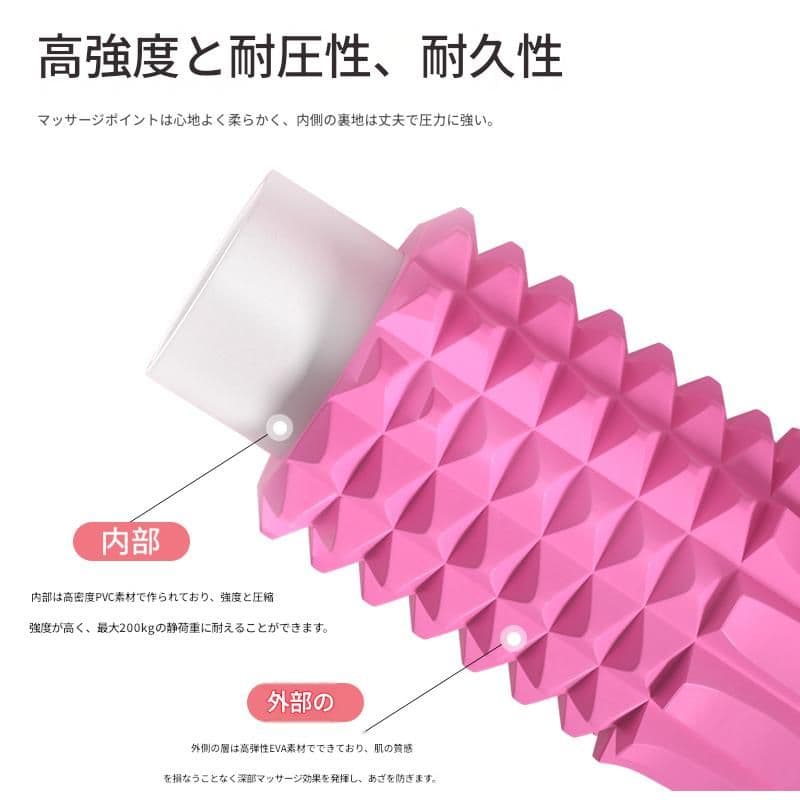 筋膜ローラー 背中用立体突起筋膜ローラー細いタイプ